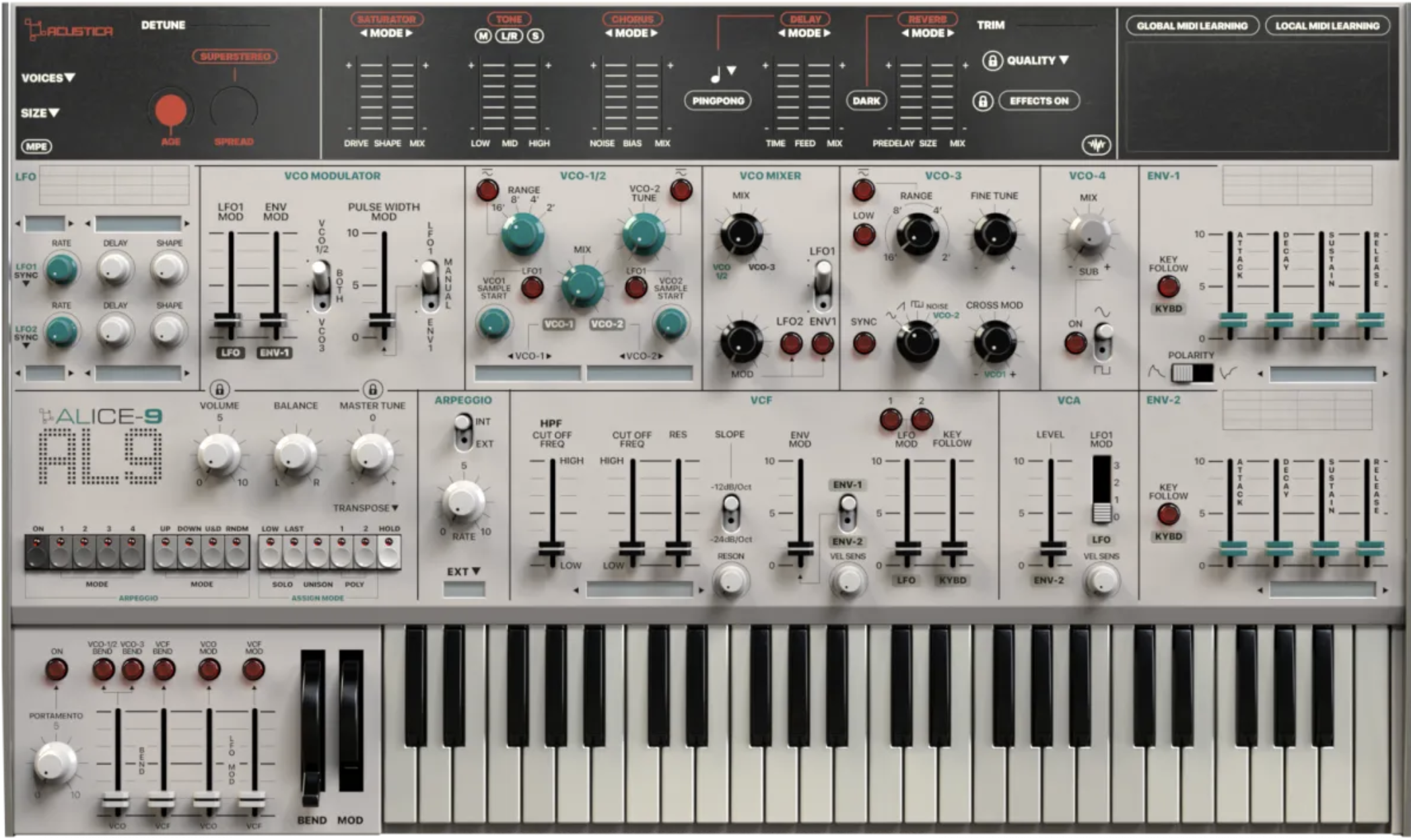 Acustica Audio Alice9